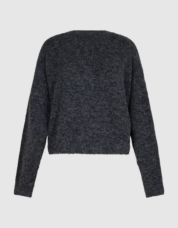 Gebreide Trui Donkergrijs By Anna SHOEBY WOMEN