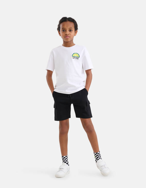 Cargo Jog Short Zwart SHOEBY BOYS