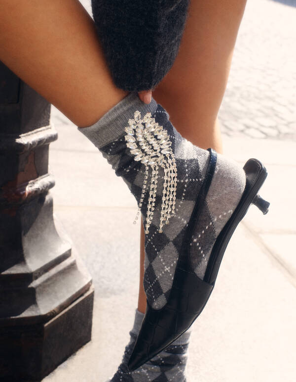 Strass Broche Zilver SHOEBY ACCESSOIRES