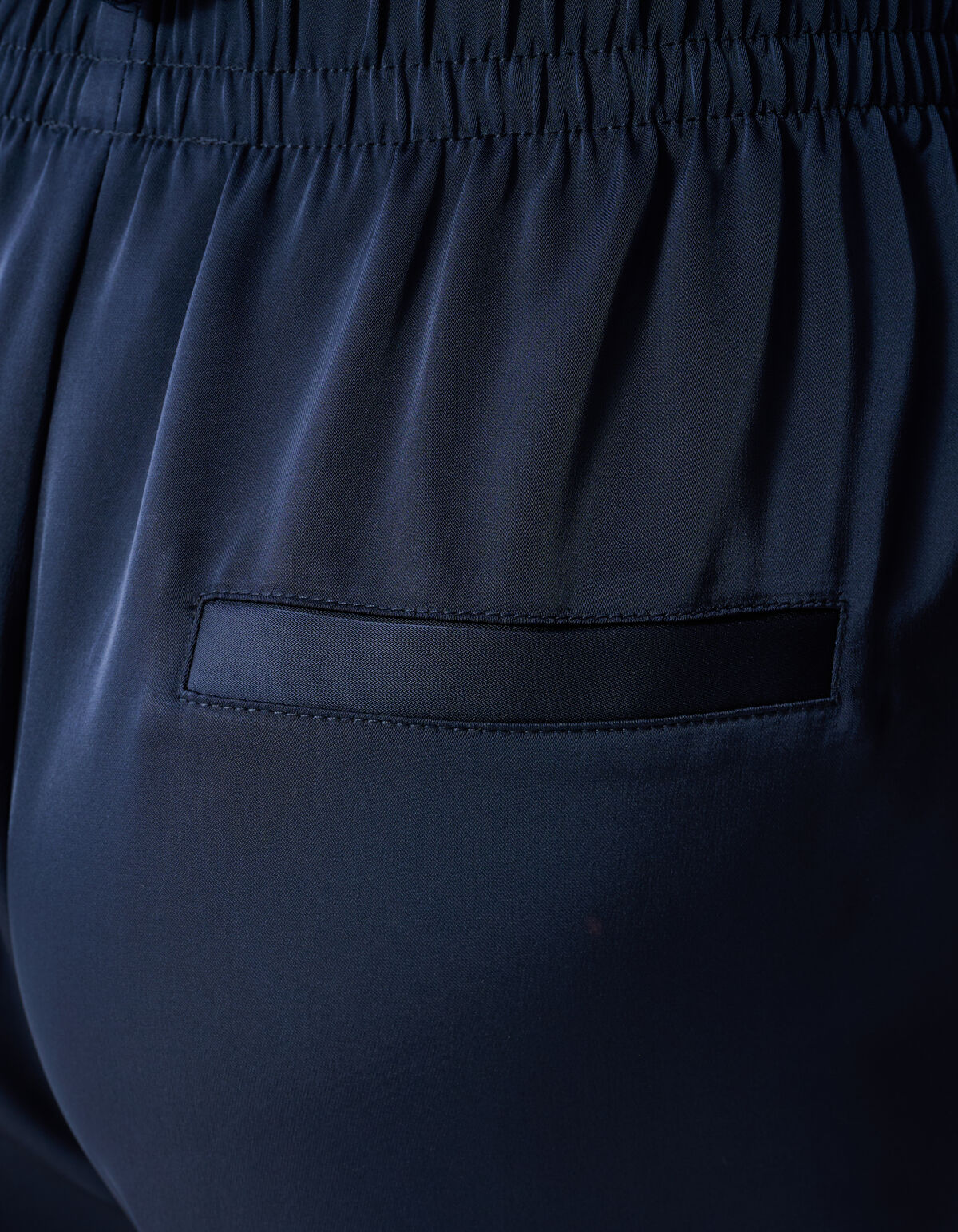 Satijnen Jogger Donkerblauw SHOEBY WOMEN