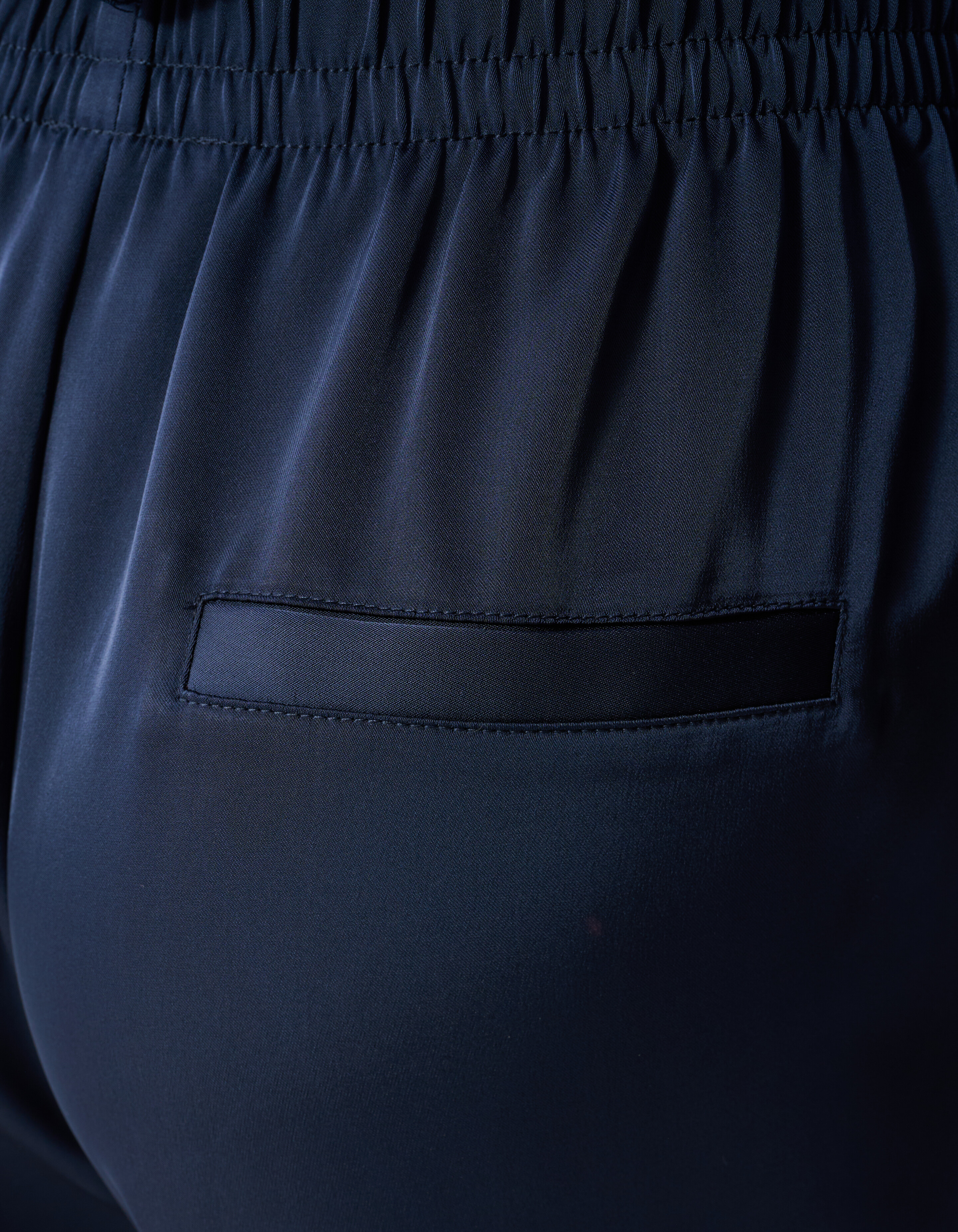 Satijnen Jogger Donkerblauw SHOEBY WOMEN