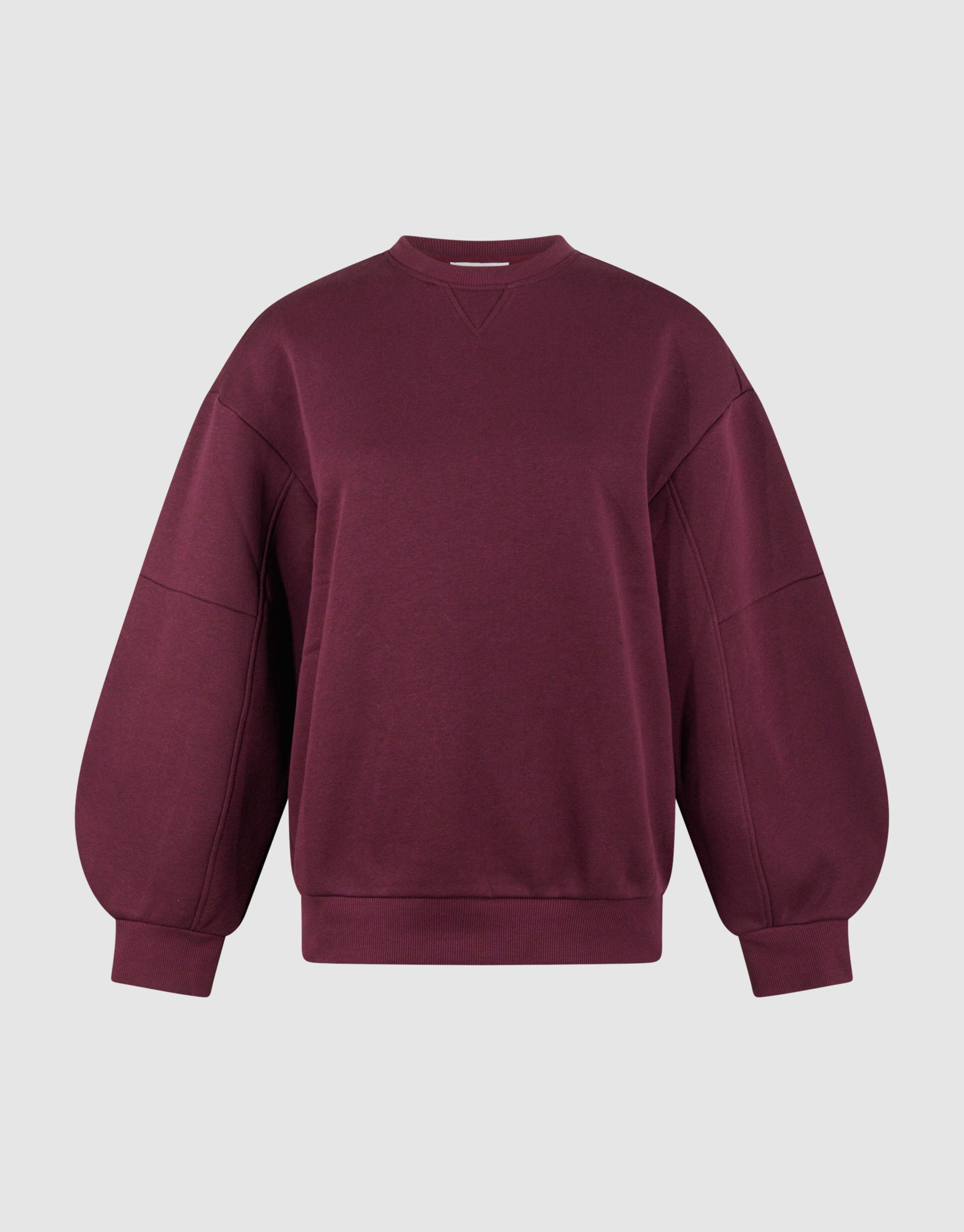 Big Sleeve Sweater Donkerrood SHOEBY WOMEN