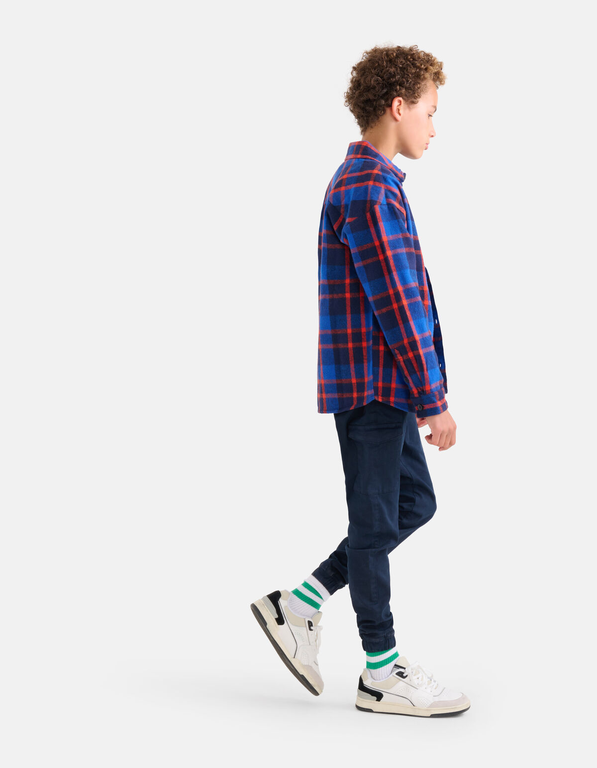 Ruiten Overshirt Blauw SHOEBY BOYS