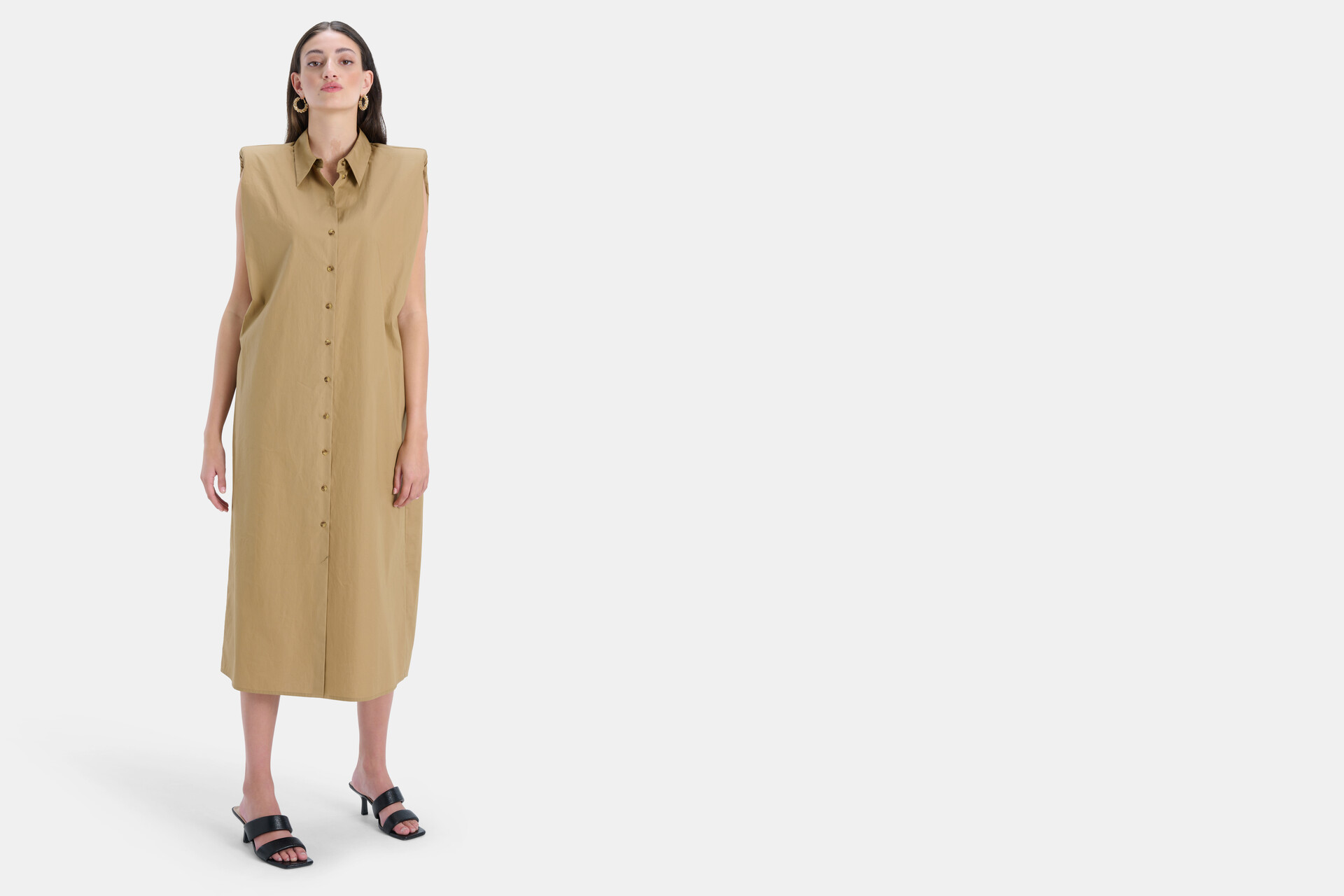 Cargo Poplin Jurk EKSEPT