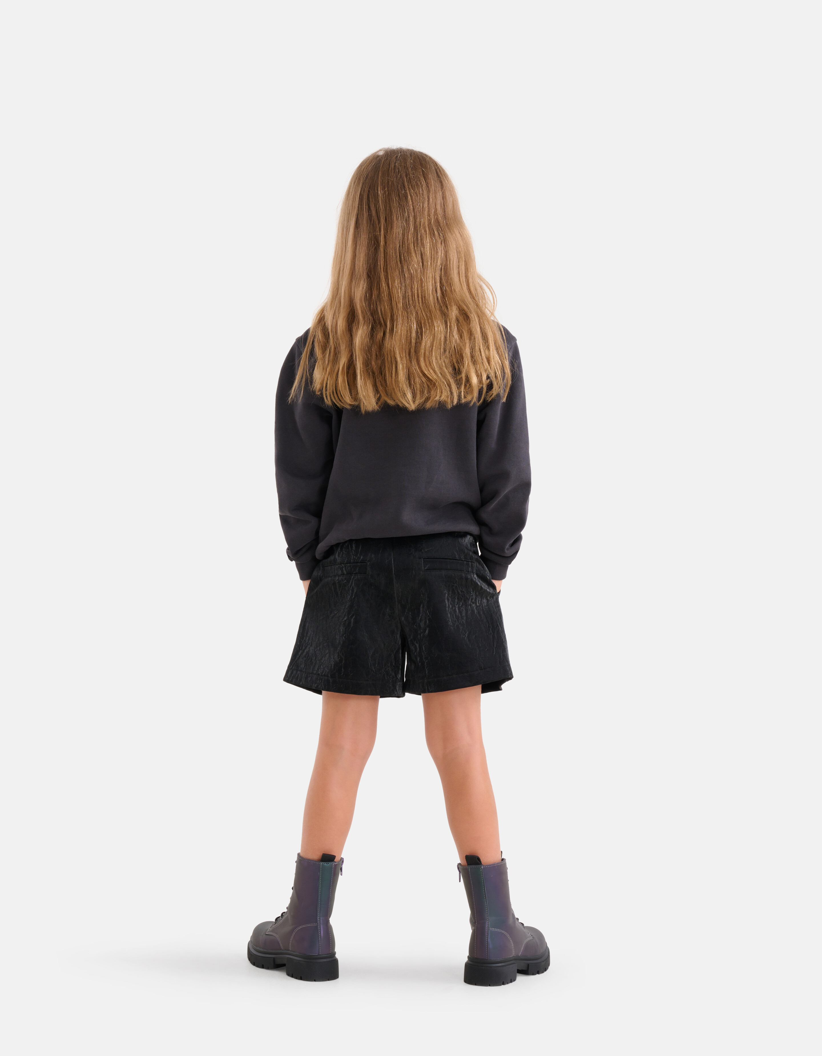 Studs Sweater Donkergrijs SHOEBY GIRLS