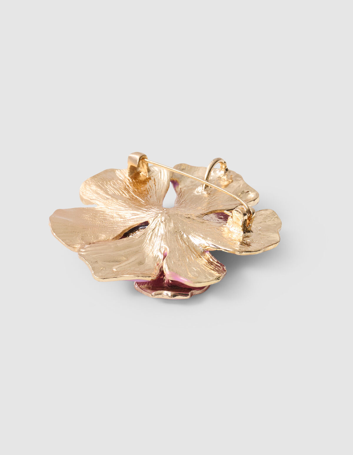 Strass Flower Broche Paars SHOEBY ACCESSOIRES