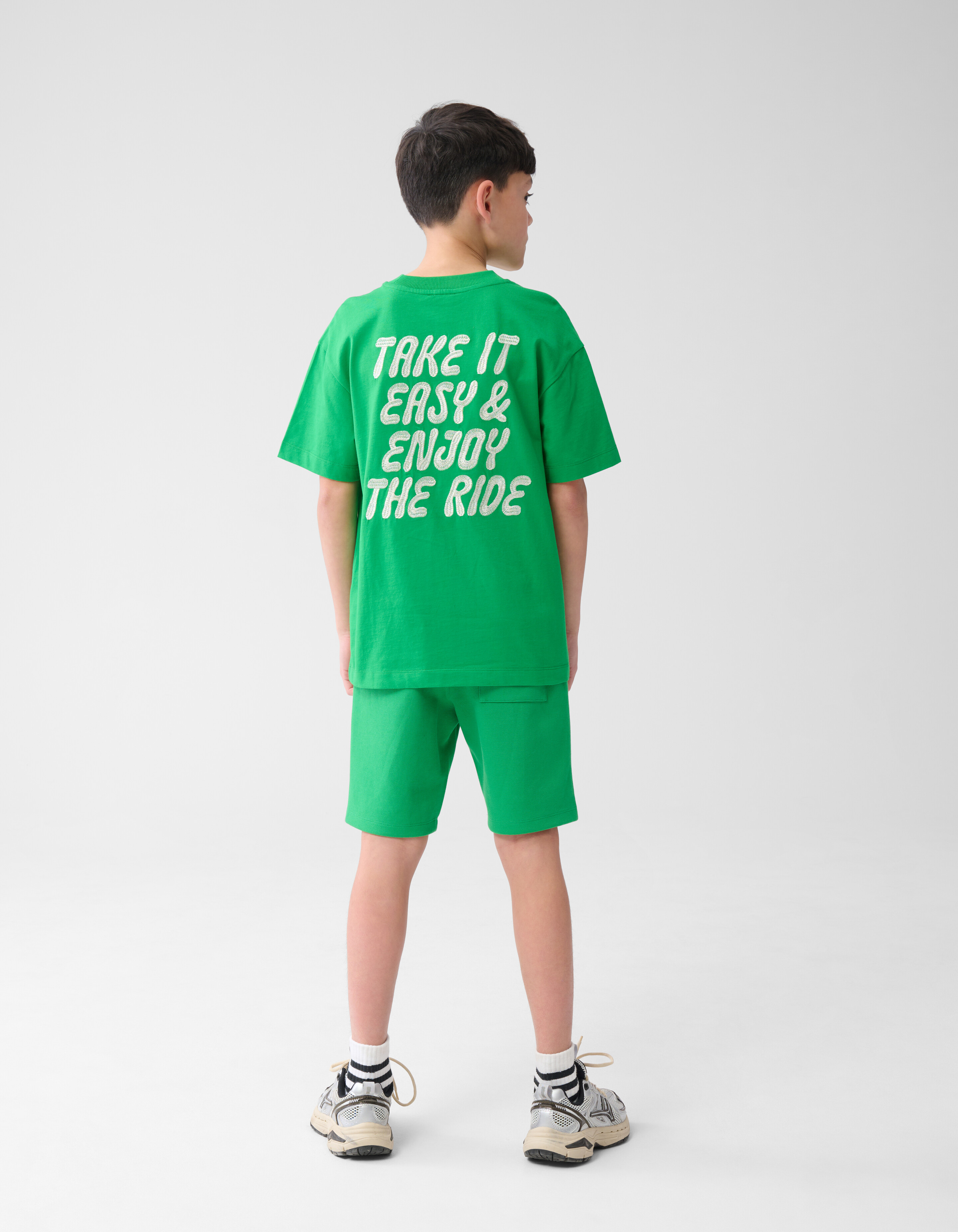 Pique Short Groen SHOEBY BOYS
