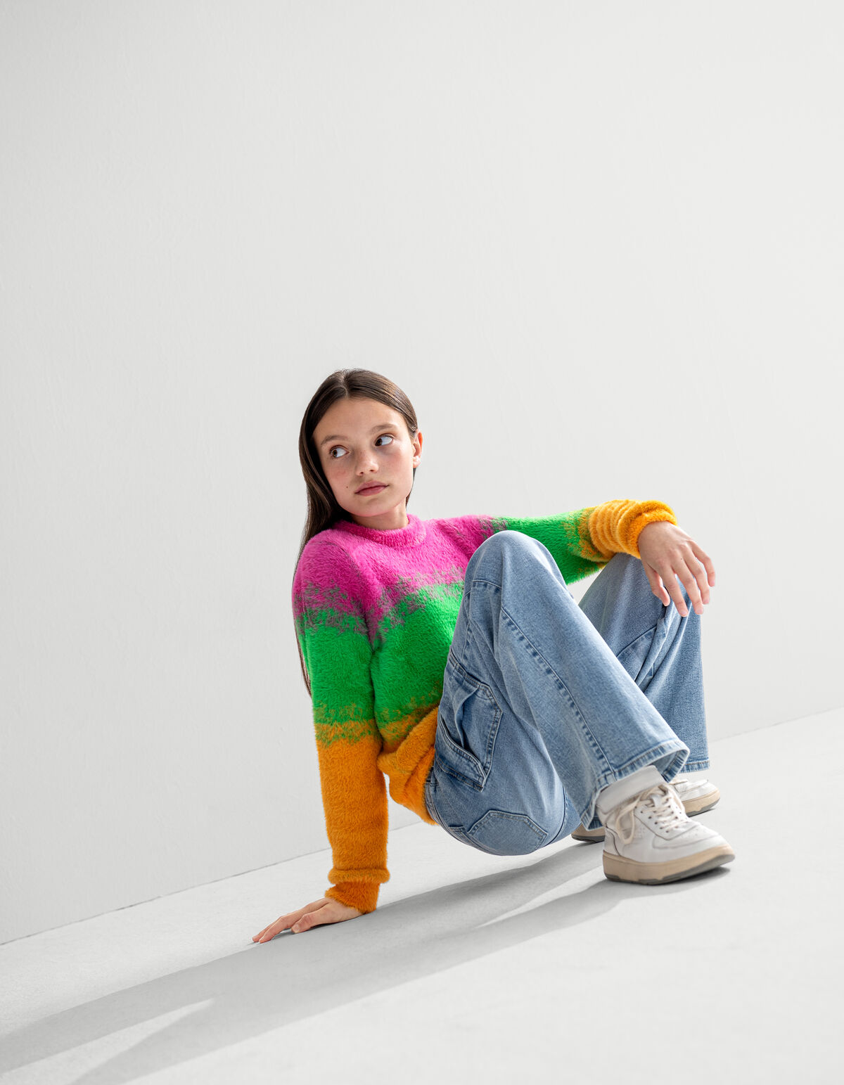 Cargo Denim Jeans Mediumstone SHOEBY GIRLS