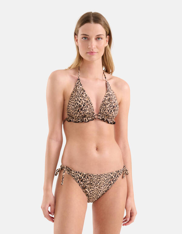 Cheetah Print Bikini Top SHOEBY ACCESSOIRES