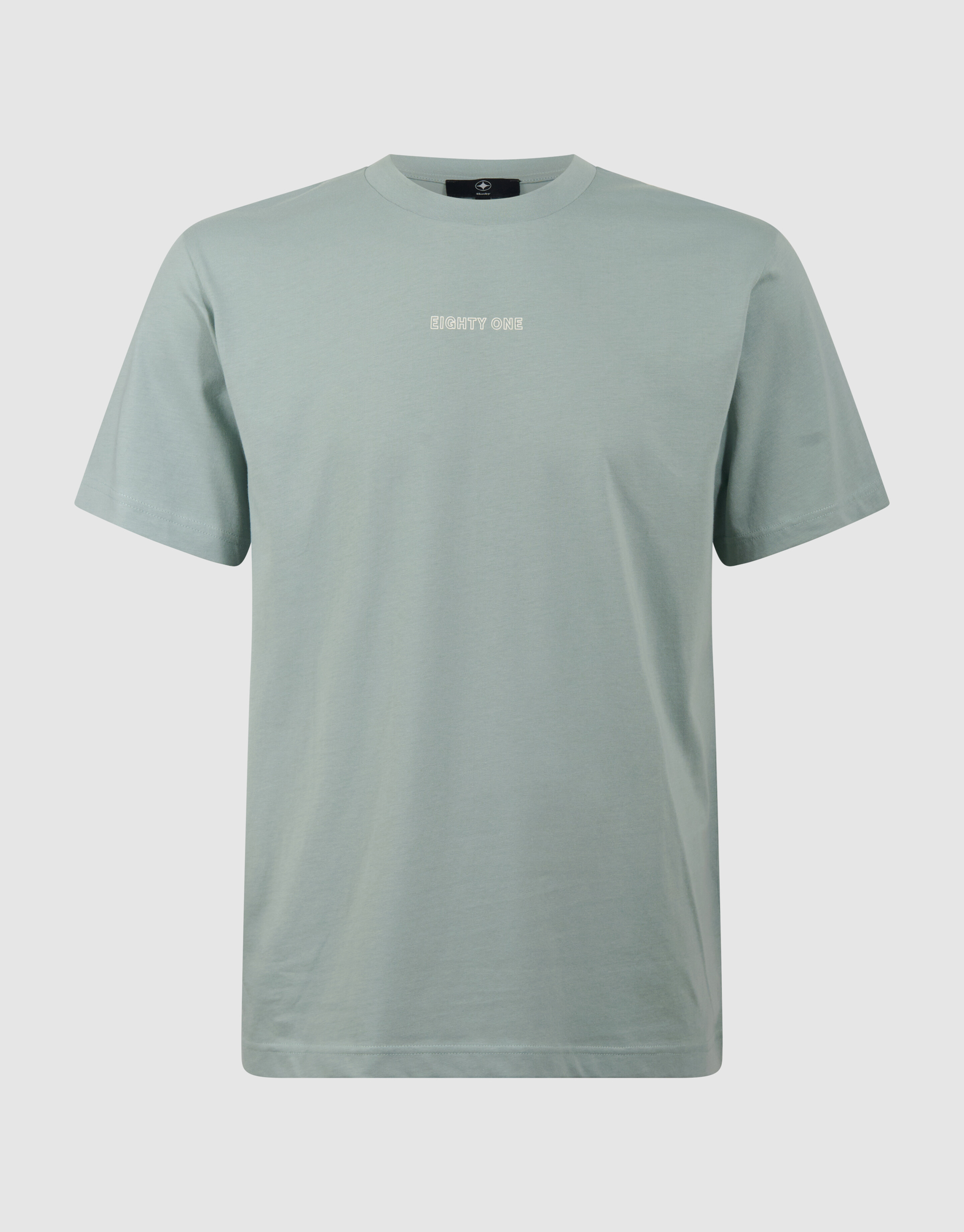 Eighty One T-shirt Lichtgrijs SHOEBY MEN