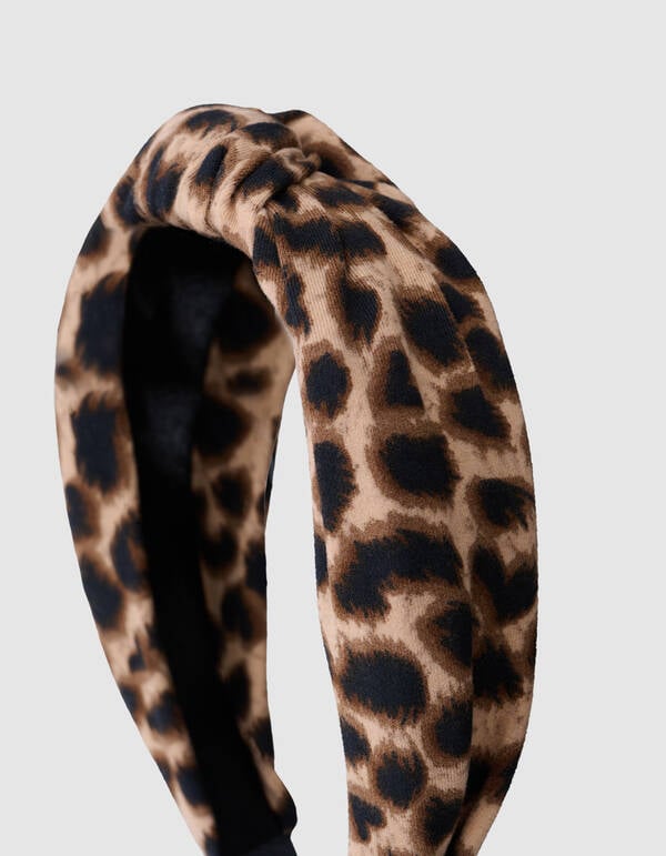 Leopard Haarband Bruin SHOEBY ACCESSOIRES