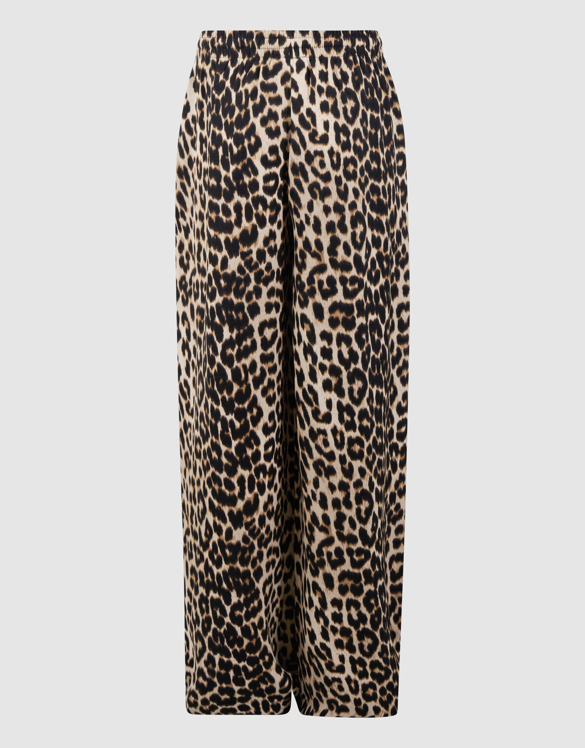 Twist Leopard Wide leg Broek Bruin SHOEBY GIRLS