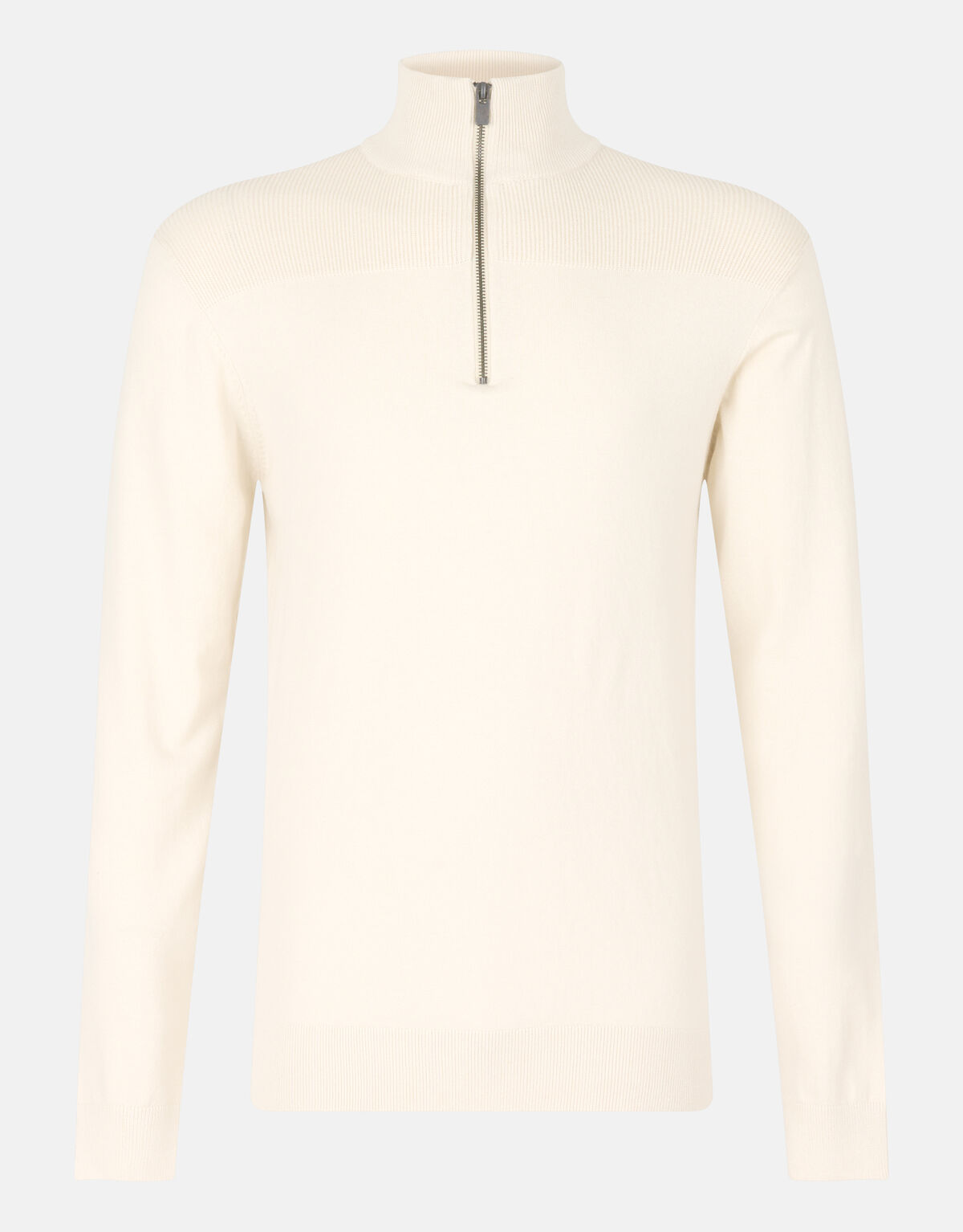 Zipper Trui Offwhite SHOEBY MEN