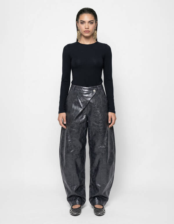 Zachte Longsleeve Top Zwart SHOEBY WOMEN
