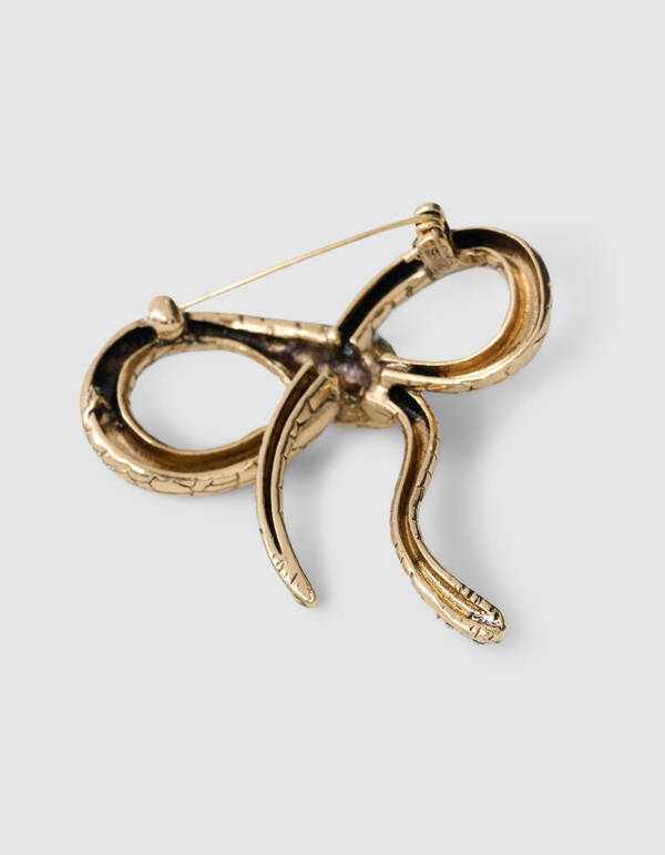 Slang Strik Broche Goud SHOEBY ACCESSOIRES