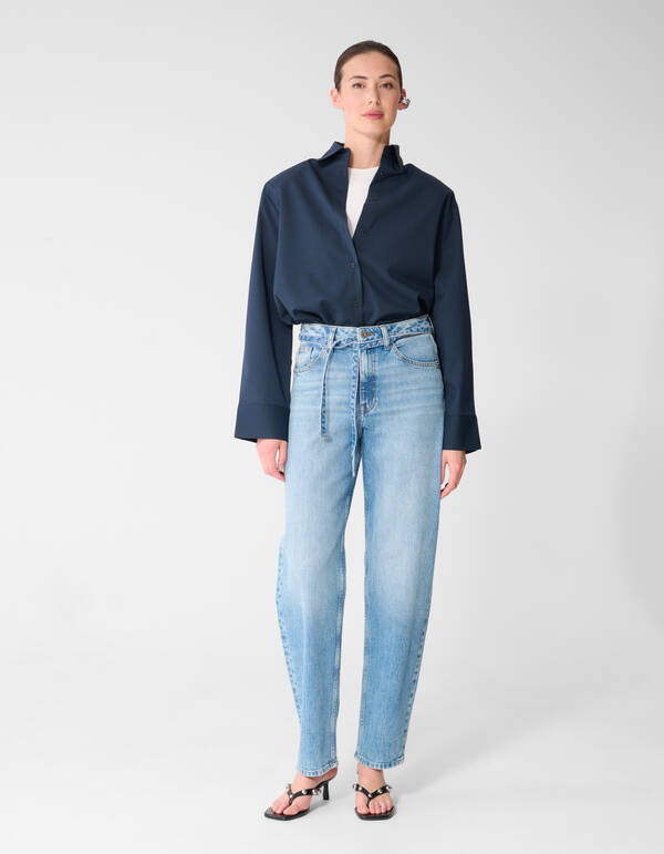 Balloon Fit Jeans Donkerblauw SHOEBY WOMEN