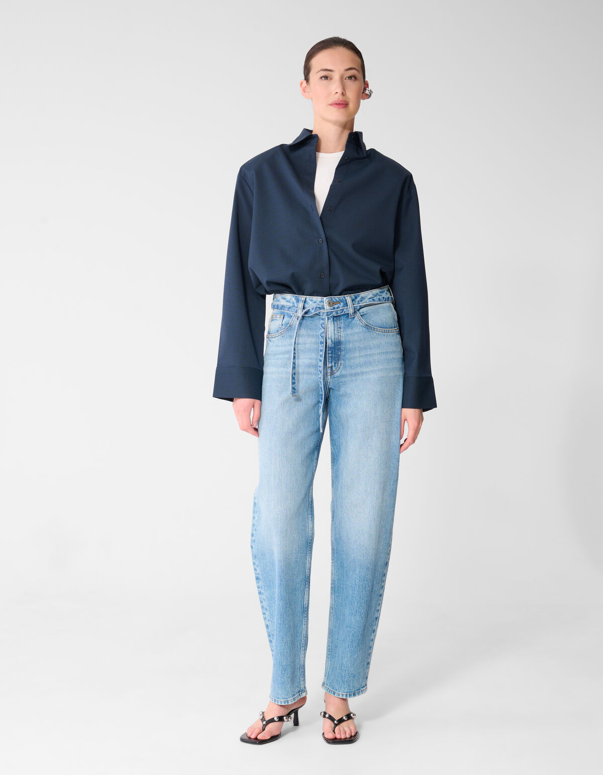 Balloon Fit Jeans Donkerblauw SHOEBY WOMEN