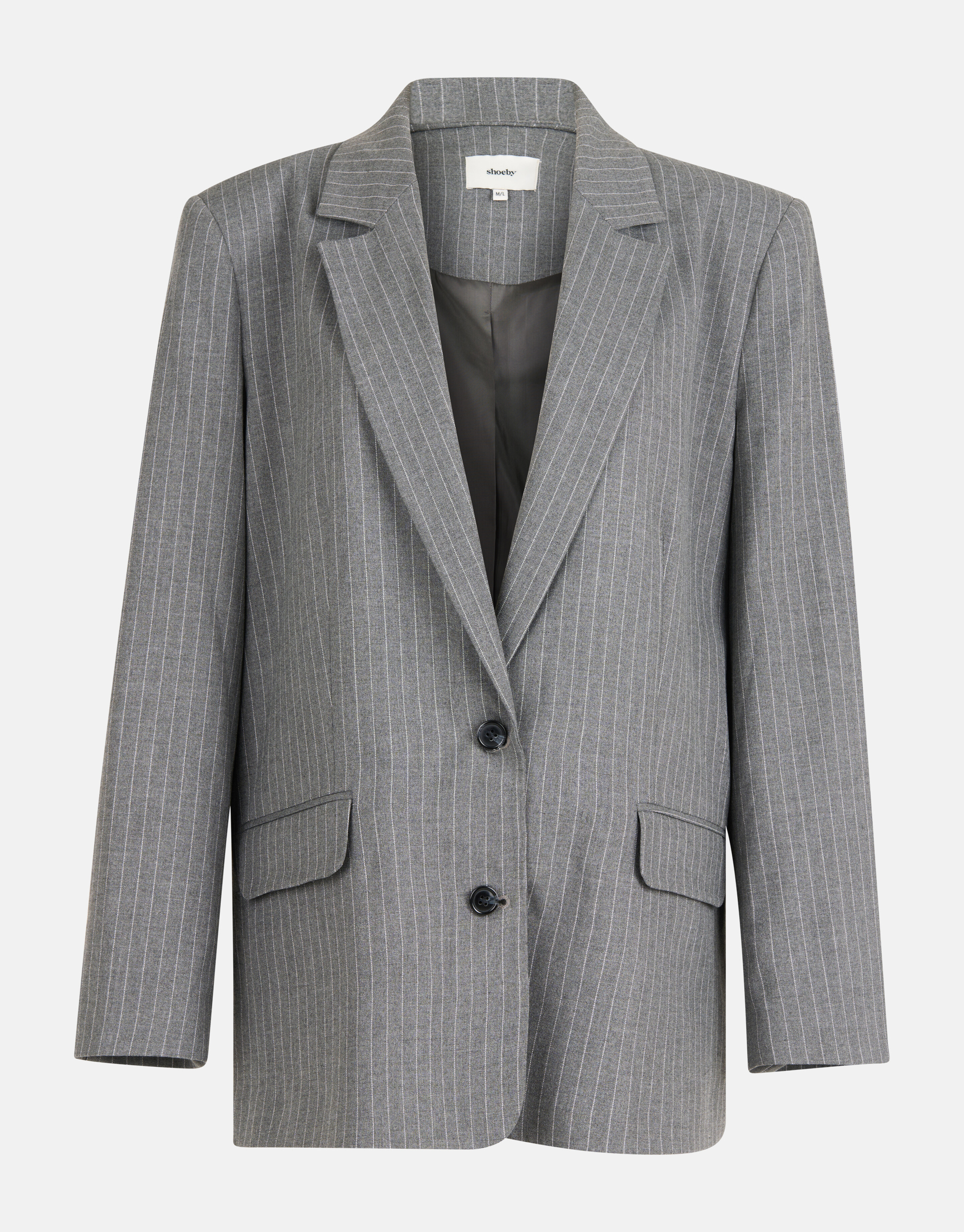 Pinstripe Blazer Antraciet SHOEBY WOMEN