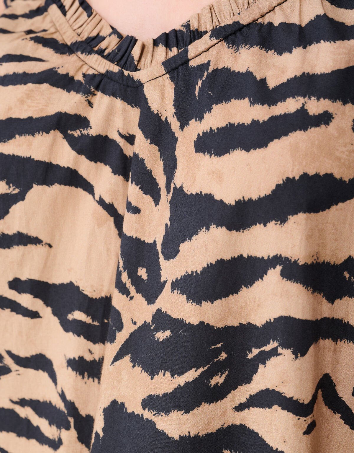 Tiger Maxi Jurk Bruin SHOEBY WOMEN
