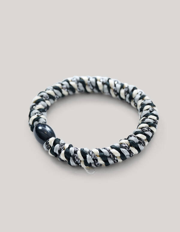 Lurex Haarelastiek Grijs Melange SHOEBY ACCESSOIRES