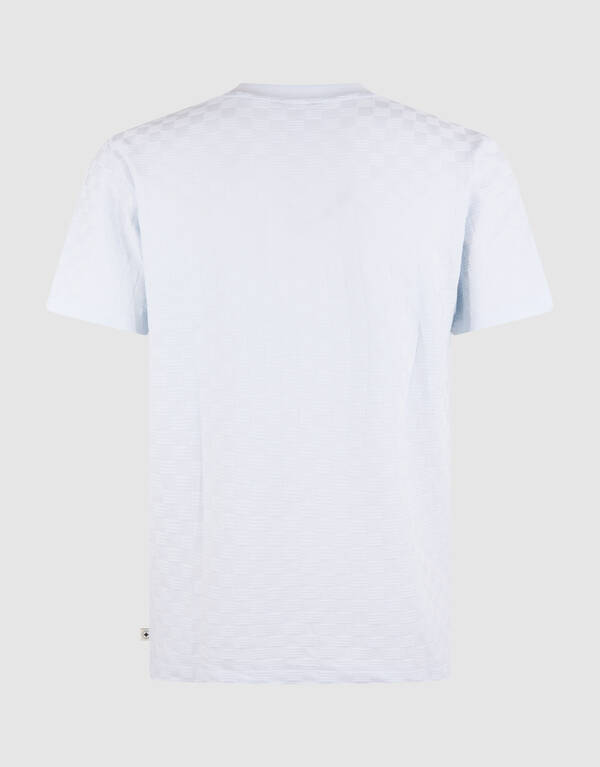 Structuur T-shirt Lichtblauw SHOEBY MEN