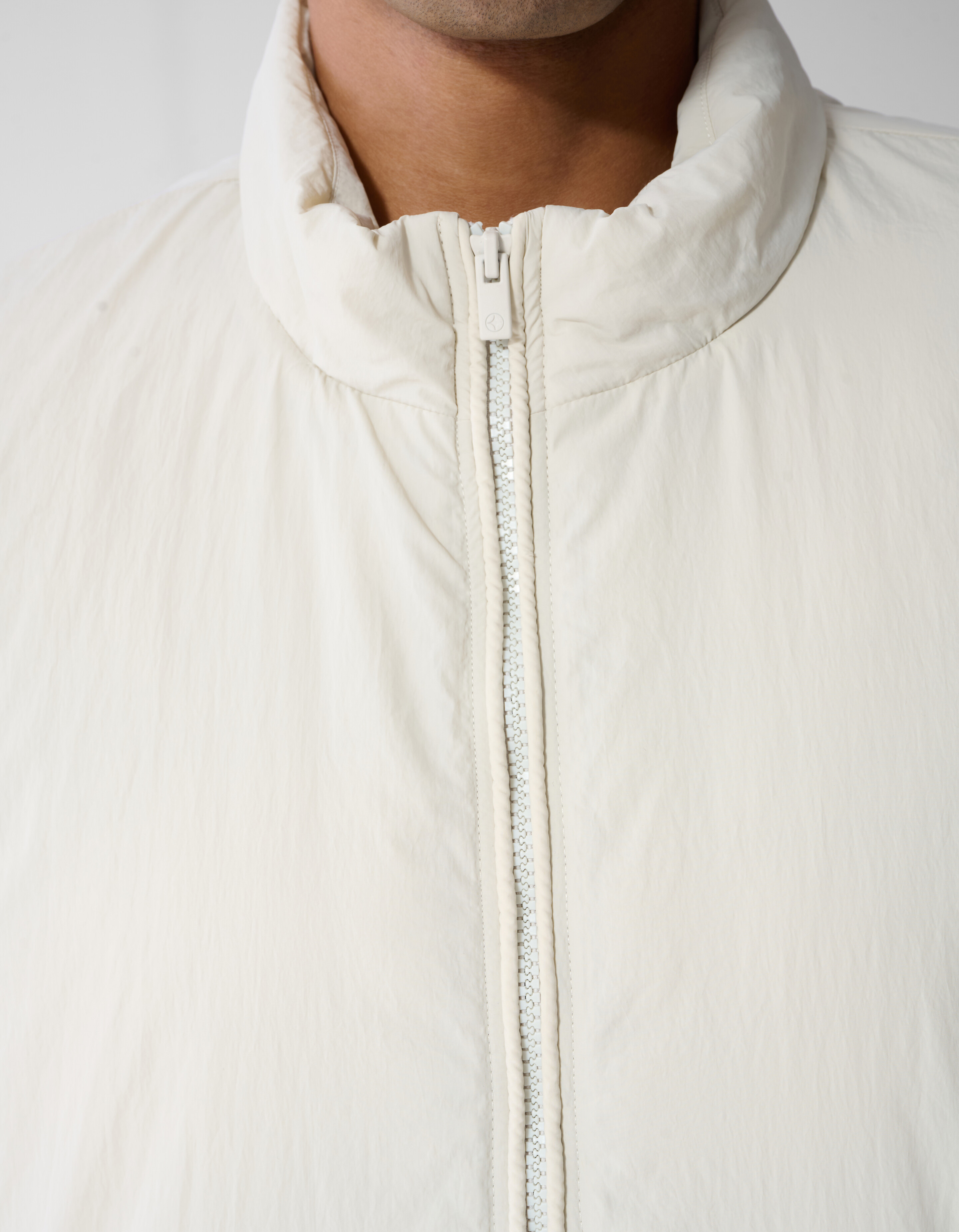 Regular Fit Logo Bodywarmer Zand SHOEBY MEN