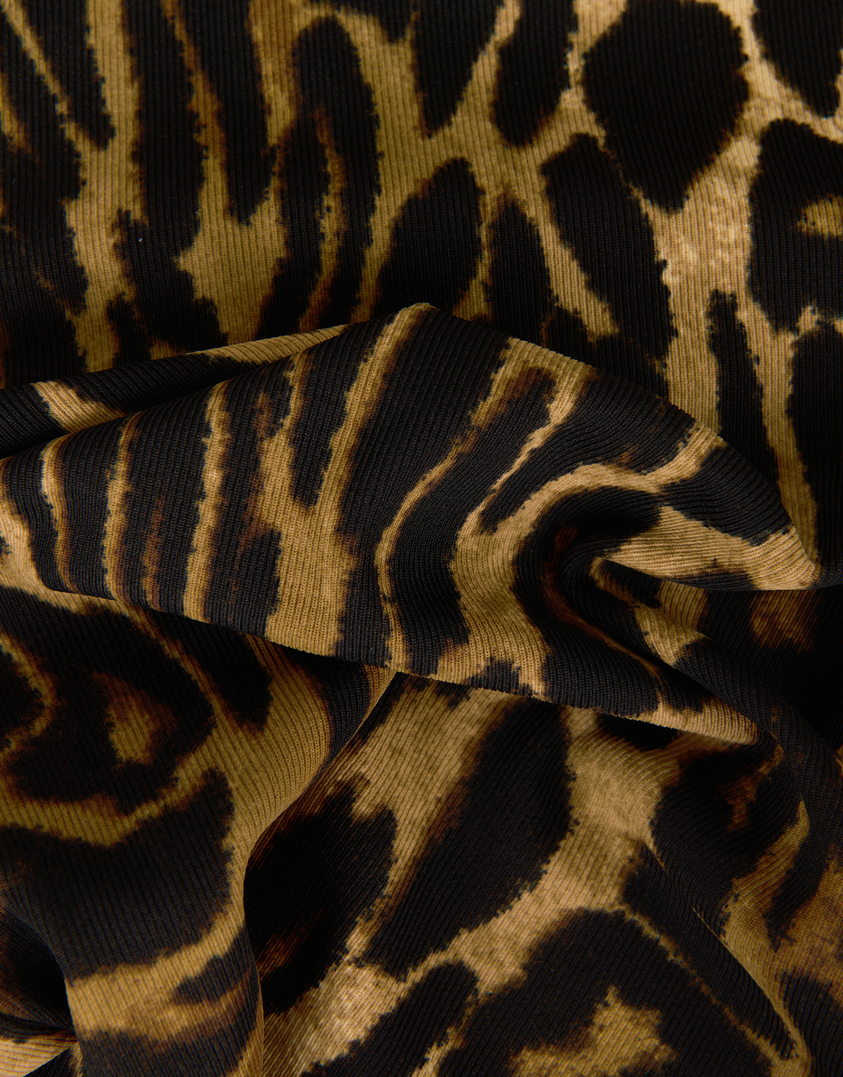 Leopard Rib Top Bruin SHOEBY GIRLS