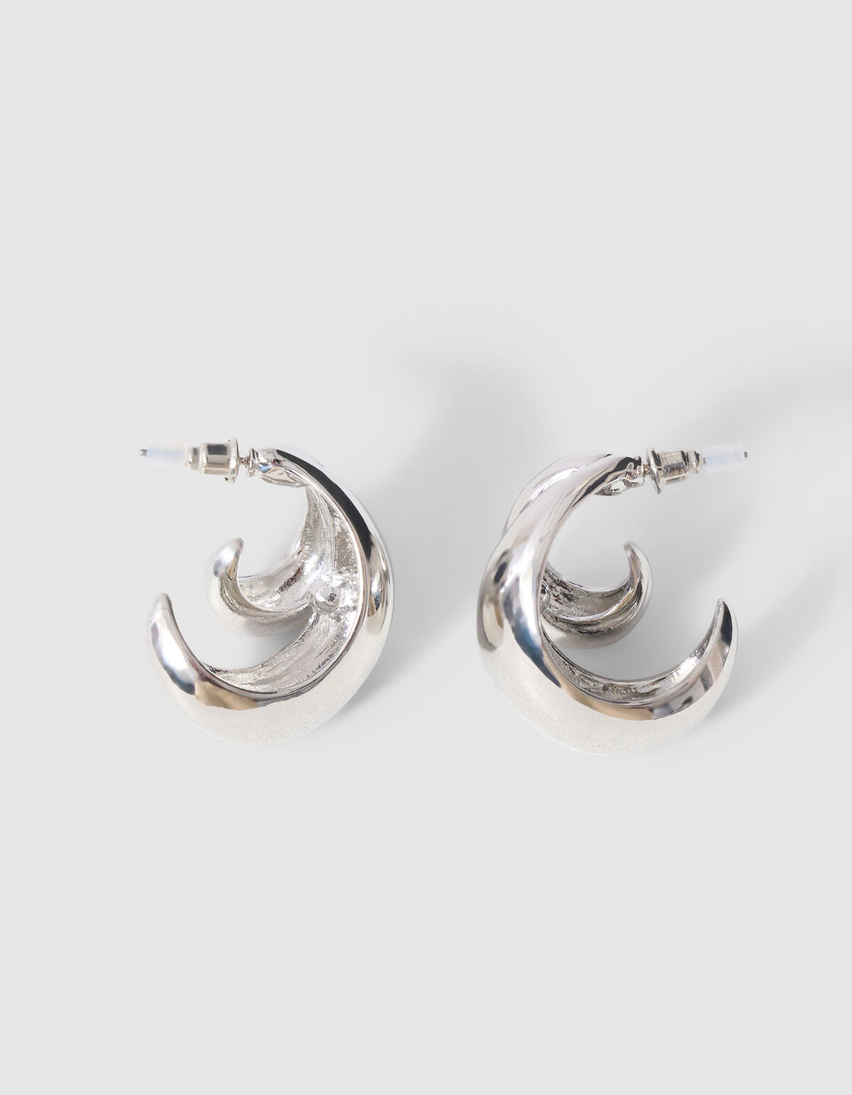 Double Drop Oorbellen Zilver SHOEBY ACCESSOIRES