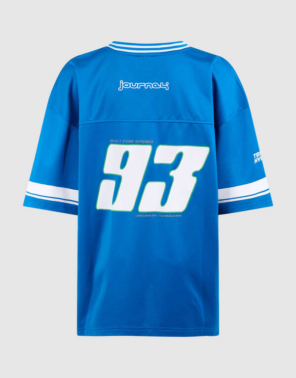 Oversized Sporty T-shirt Blauw SHOEBY BOYS