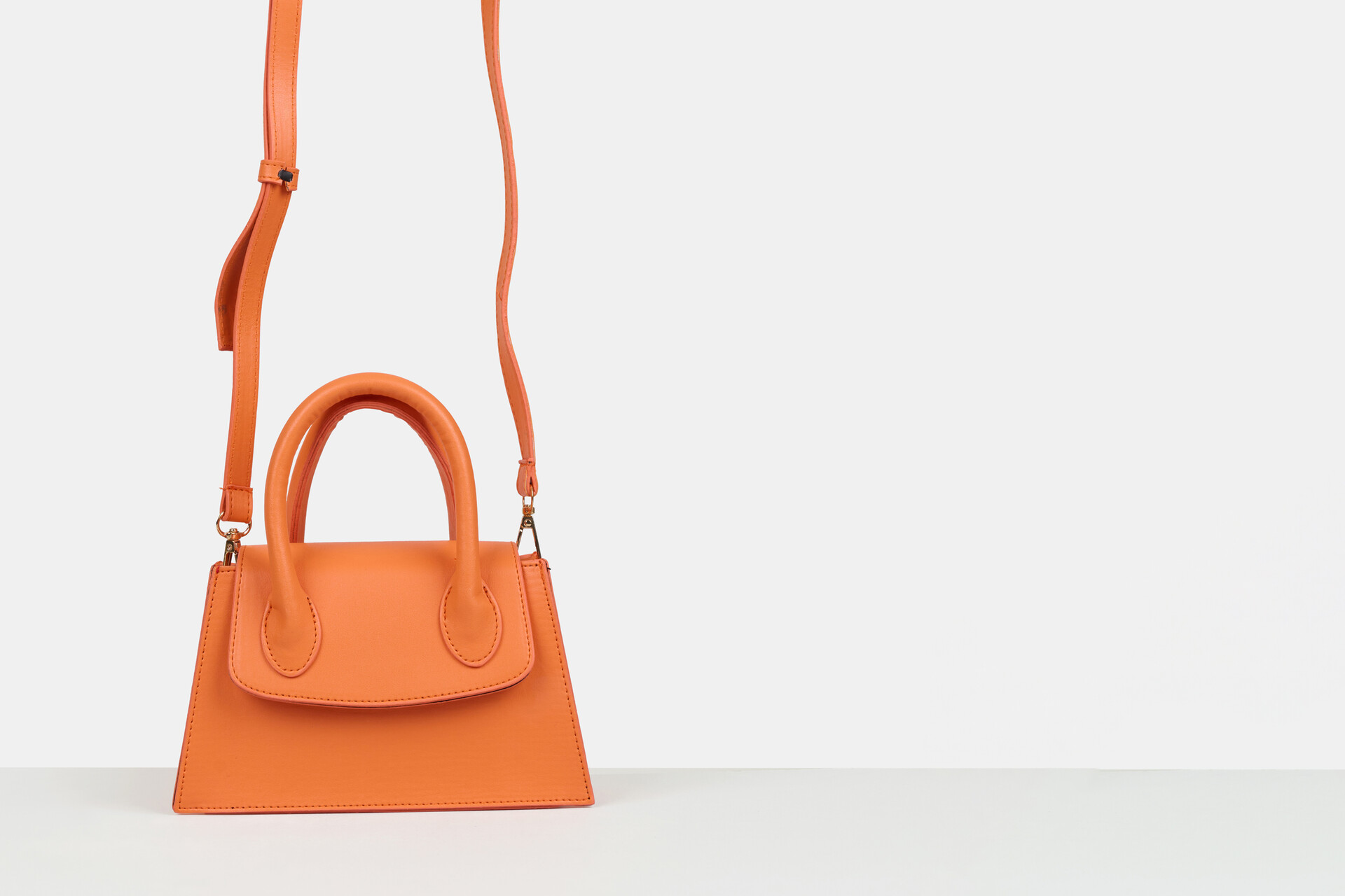 advies zone Waardig Small Handle Tas Oranje | Shoeby