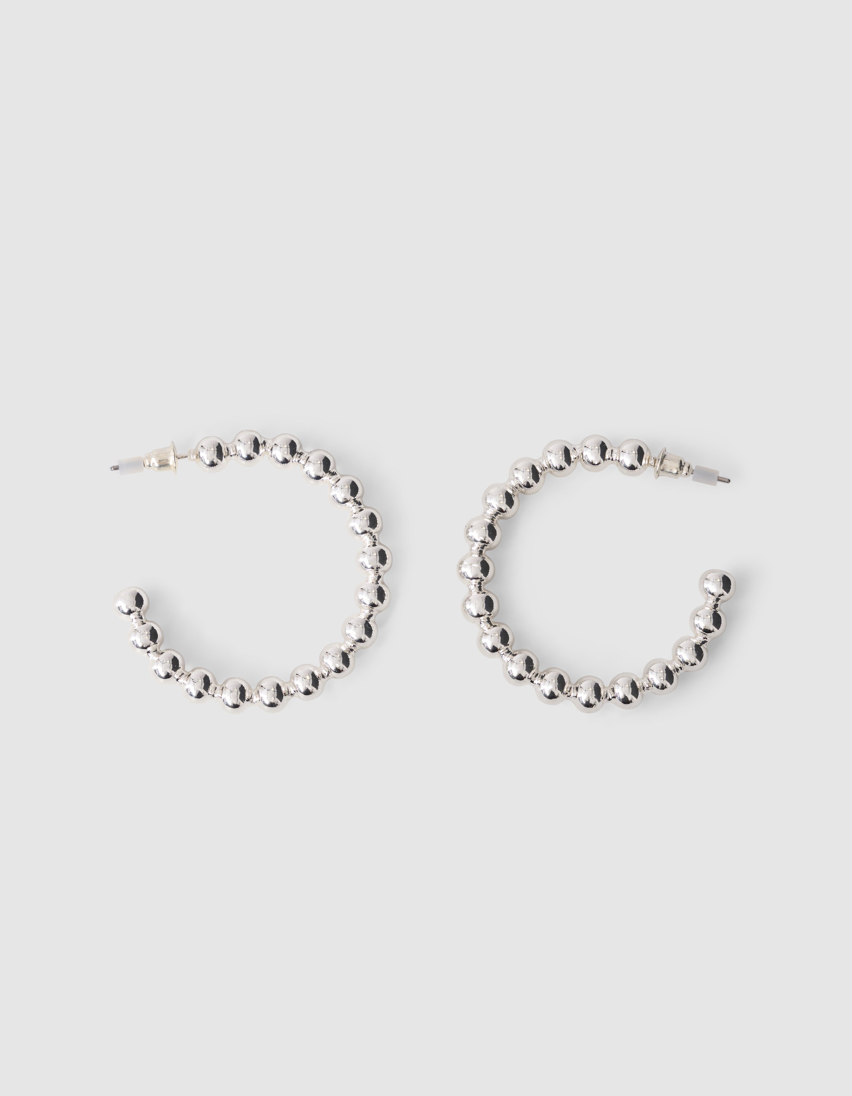 Small Bubble Hoop Oorbellen Zilver SHOEBY ACCESSOIRES