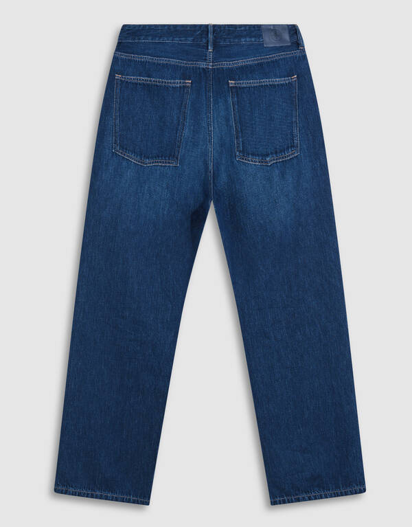 Relaxed Fit Jeans Donkerblauw SHOEBY MEN