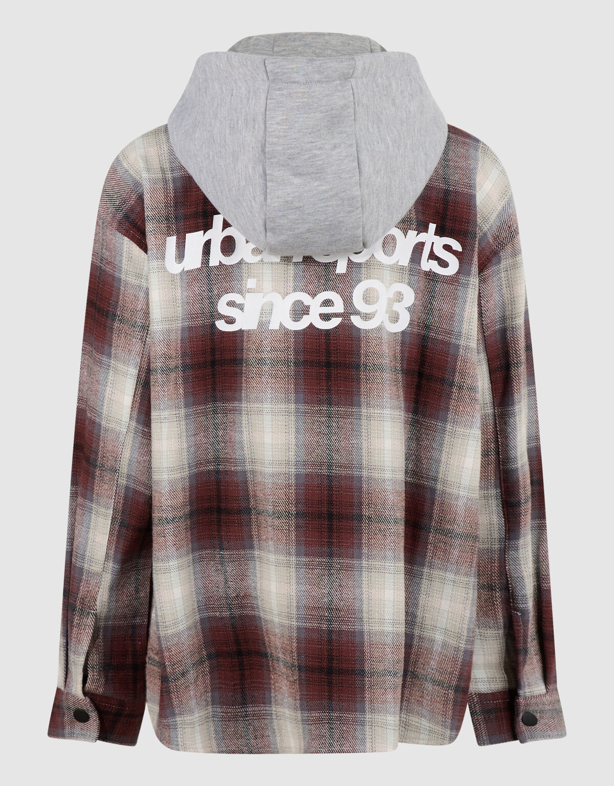 Hooded Check Overhemd Bruin SHOEBY BOYS