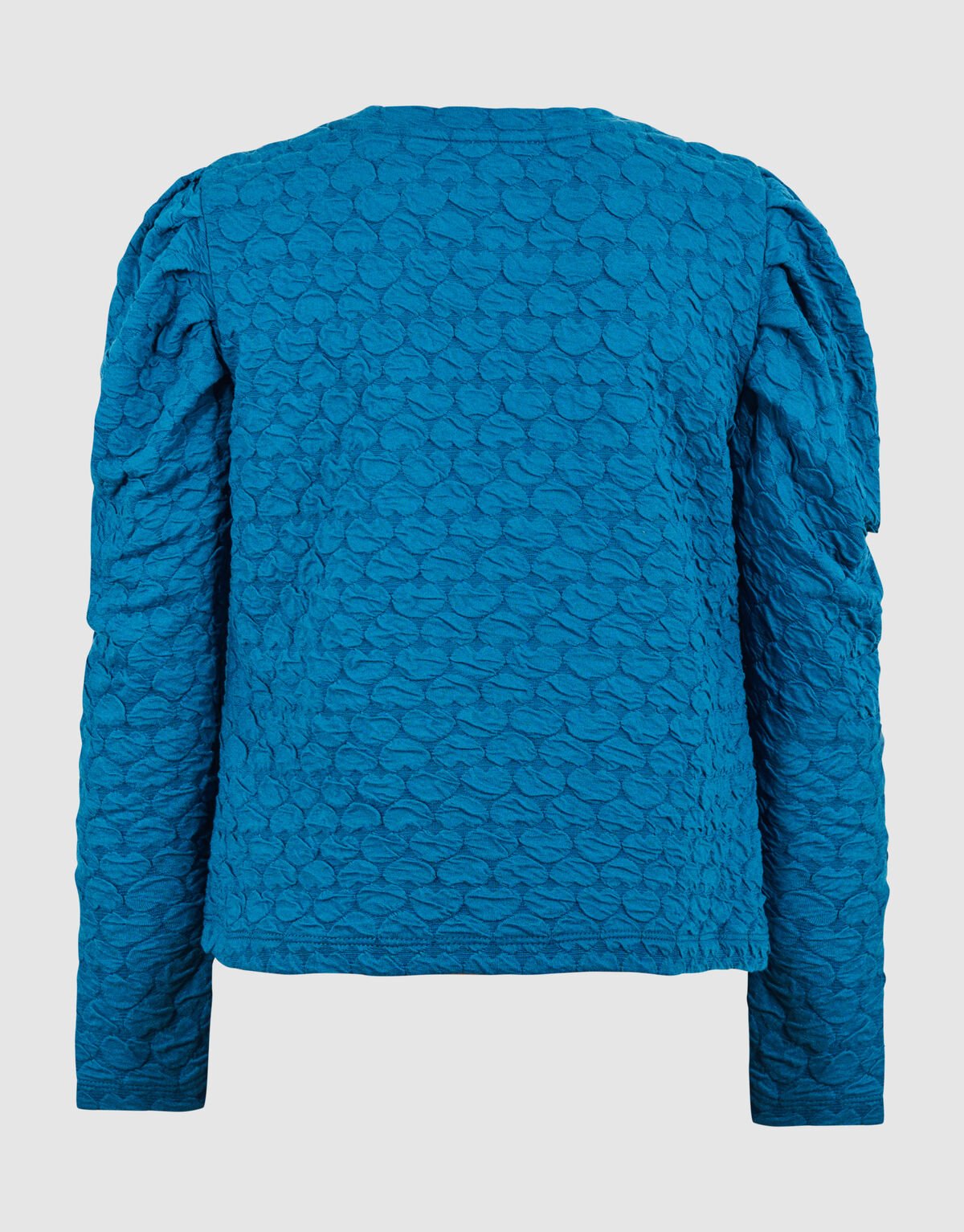 Heart Puff Top Blauw SHOEBY GIRLS