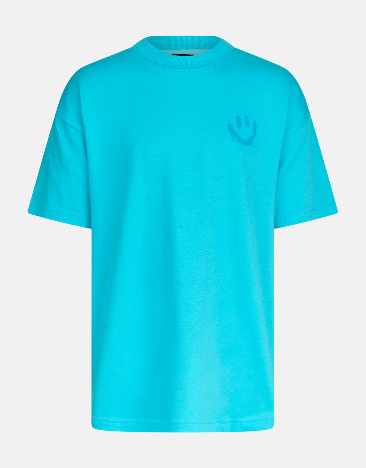 Smiley Artwork T-shirt Blauw SHOEBY BOYS