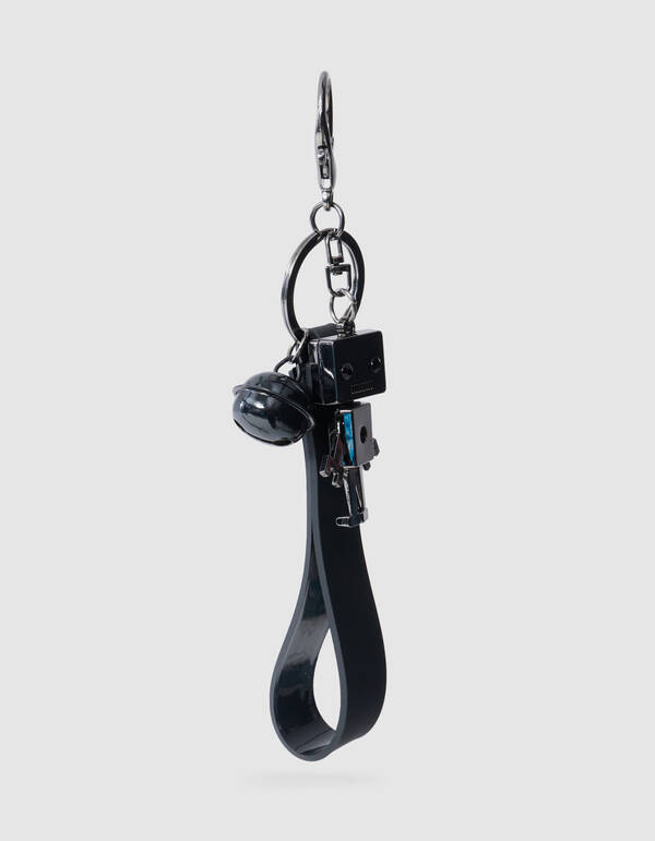 Robot Sleutelhanger Zwart SHOEBY ACCESSOIRES