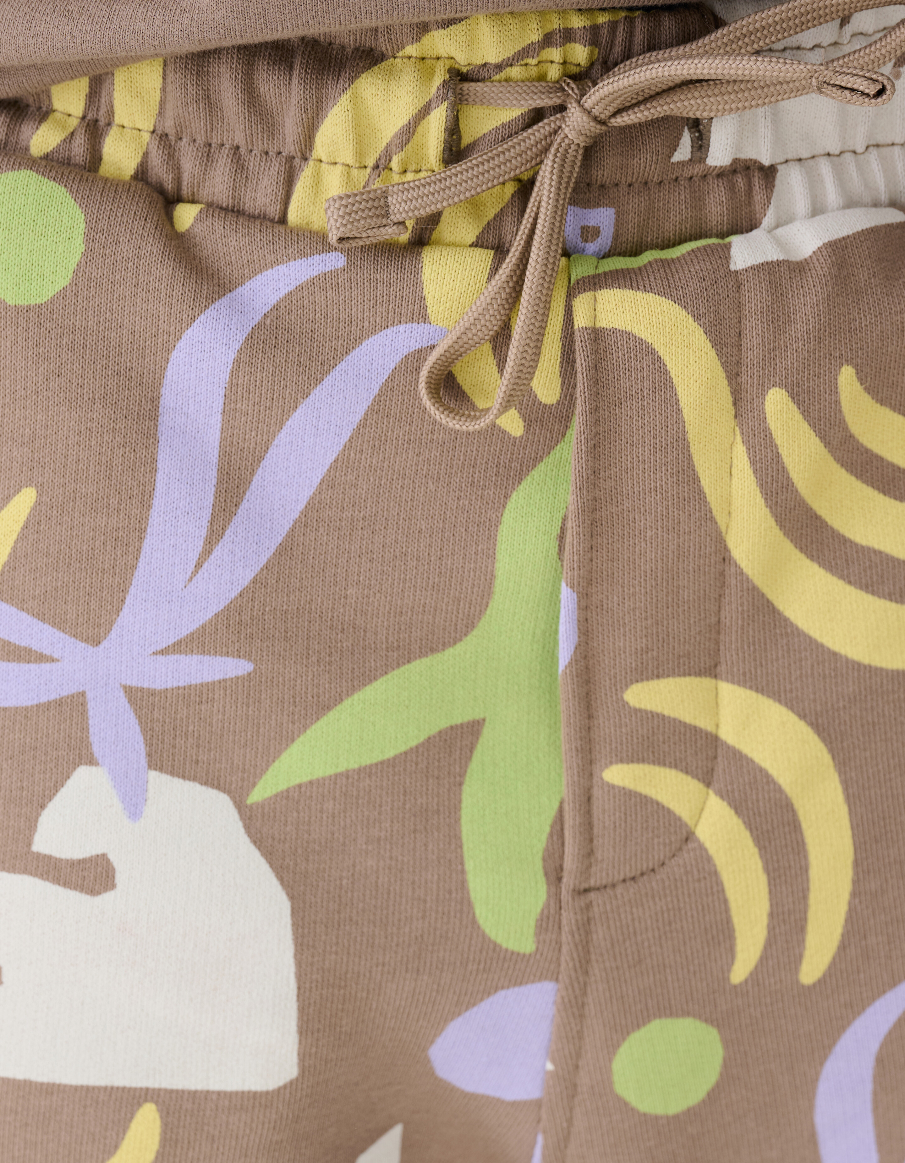 Beach Print Short Taupe SHOEBY BOYS