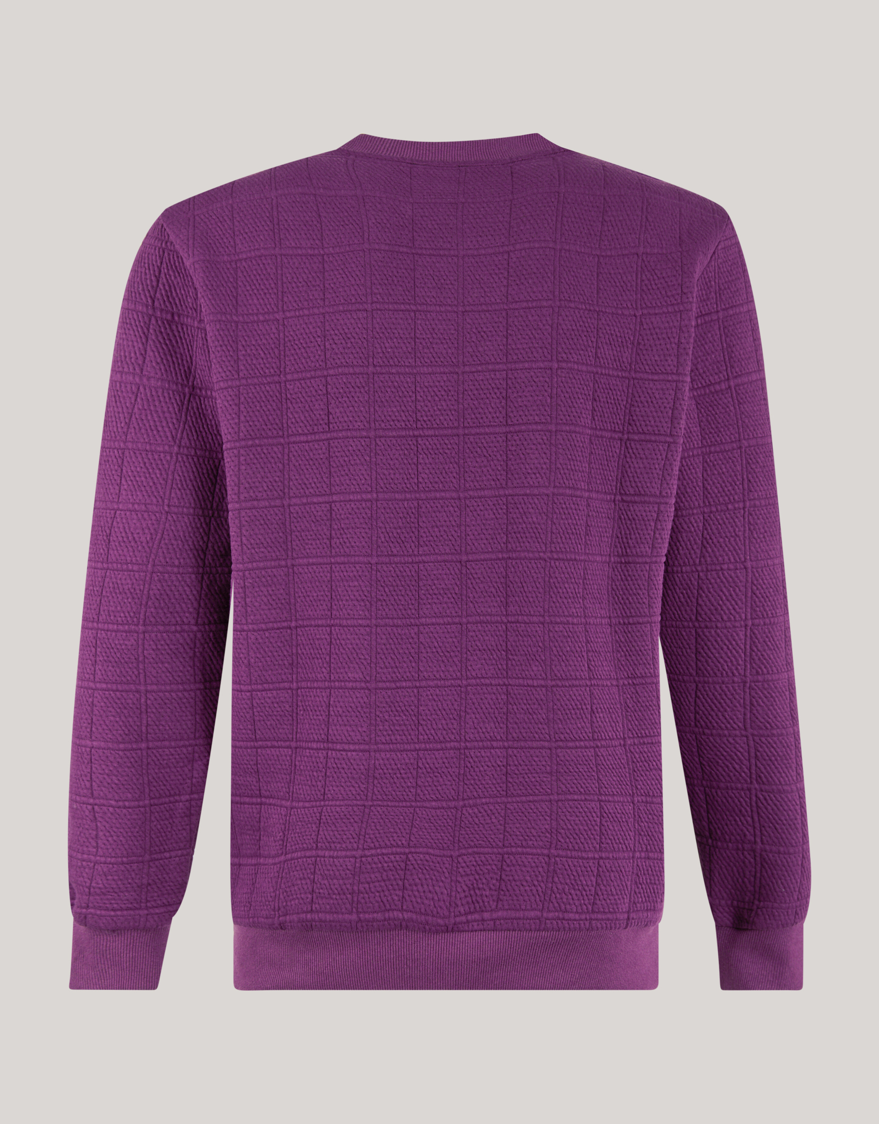 Structuur Sweater Donkerrood SHOEBY MEN