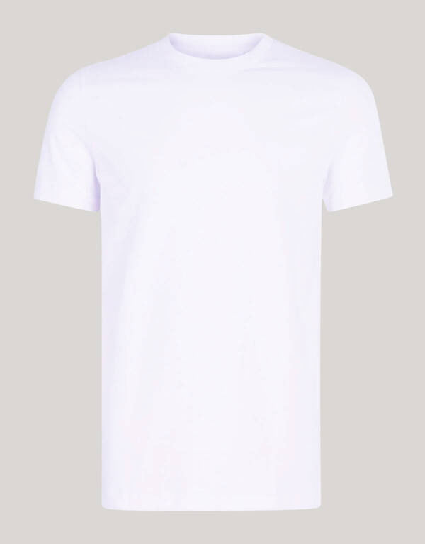 Basis T-shirt Wit SHOEBY MEN