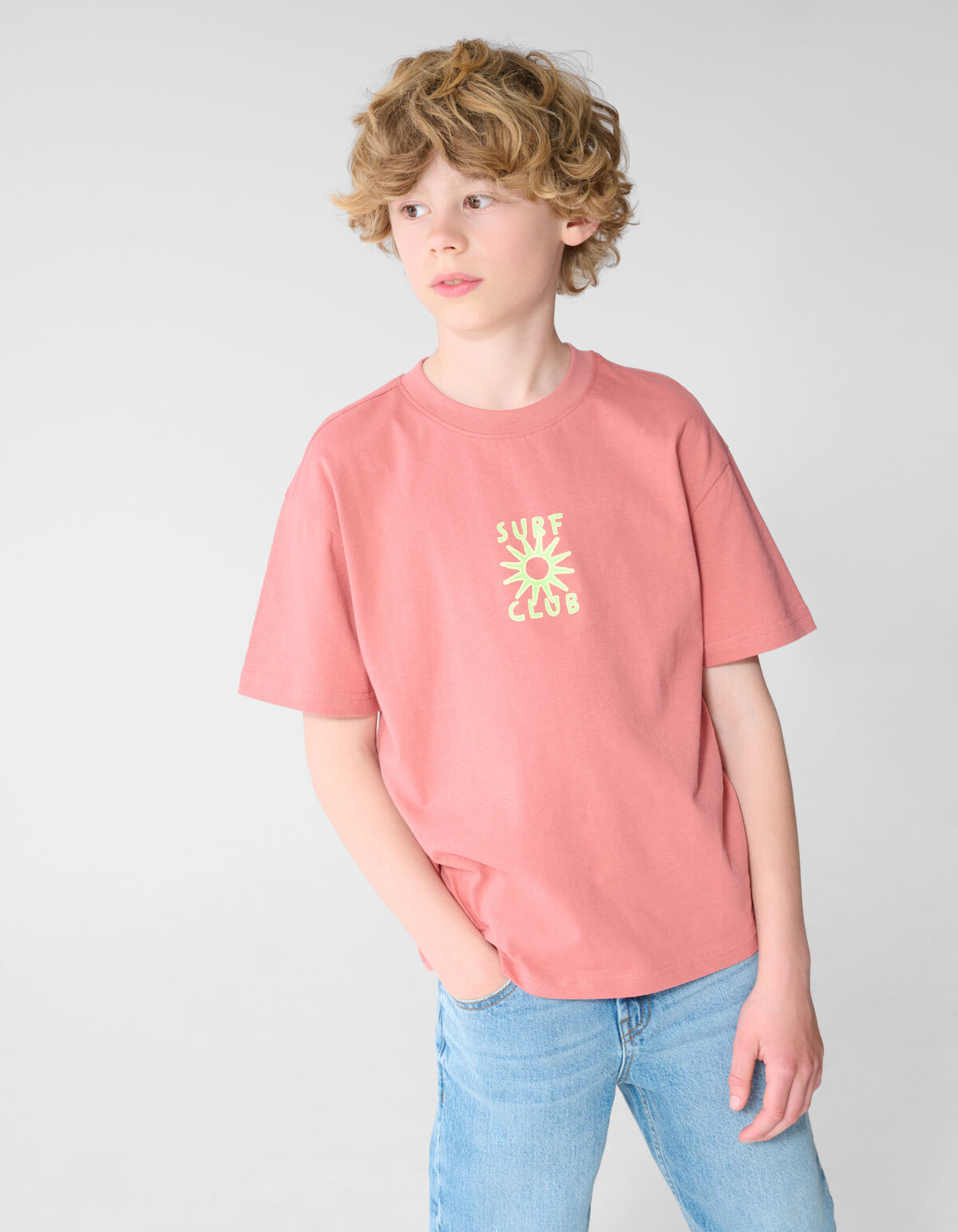 Surf Club Artwork T-shirt Terra SHOEBY BOYS