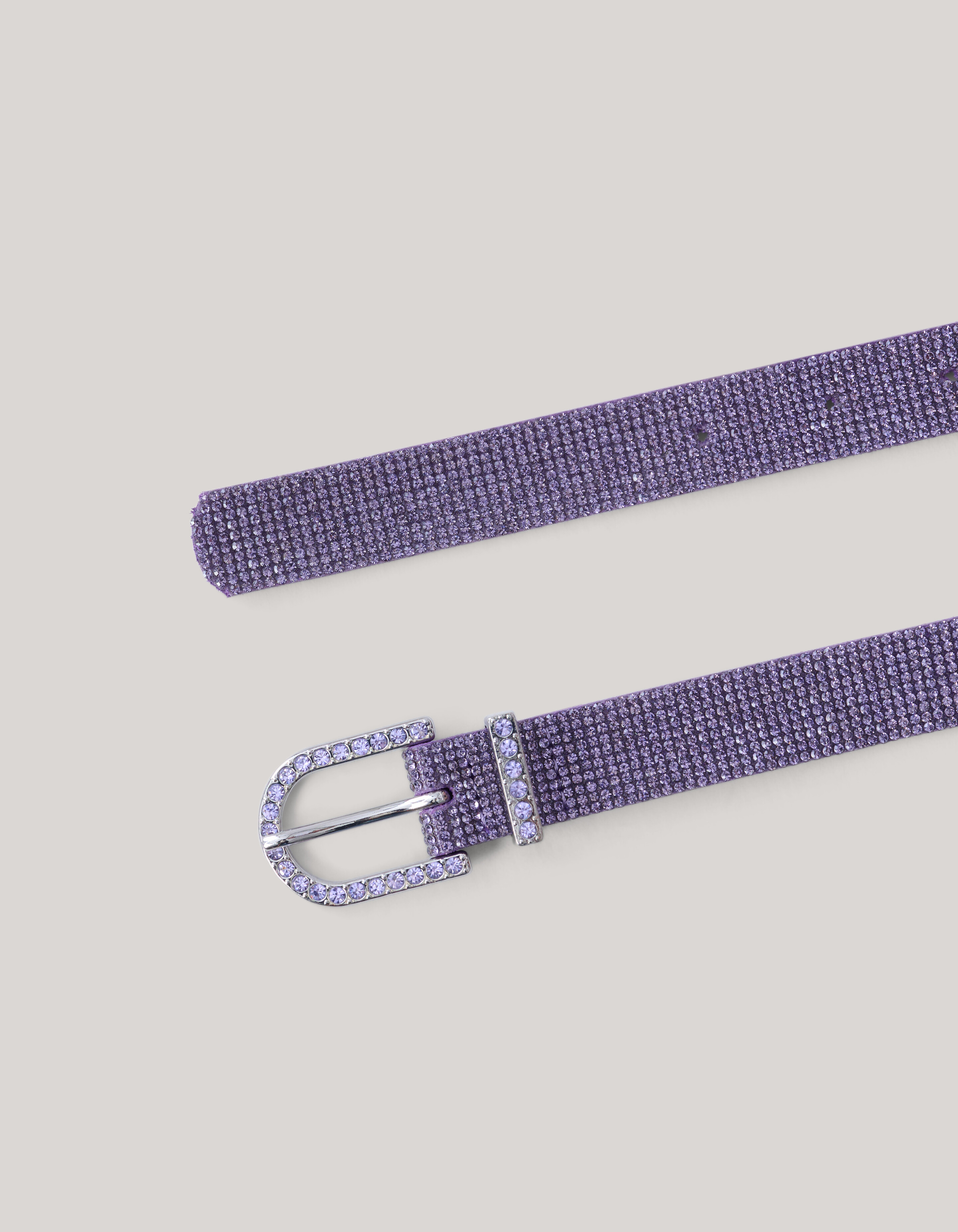 Strass Riem Paars SHOEBY ACCESSOIRES