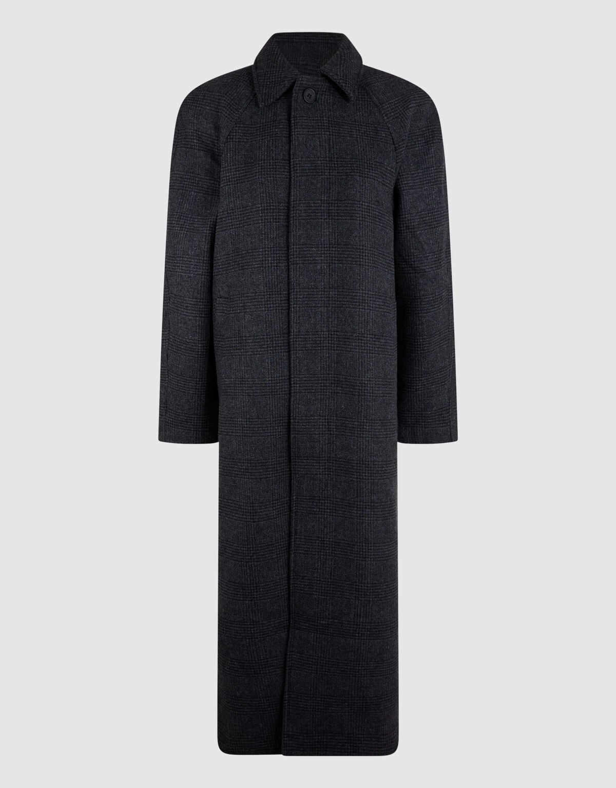 Oversized Ruiten Jas Donkergrijs SHOEBY WOMEN