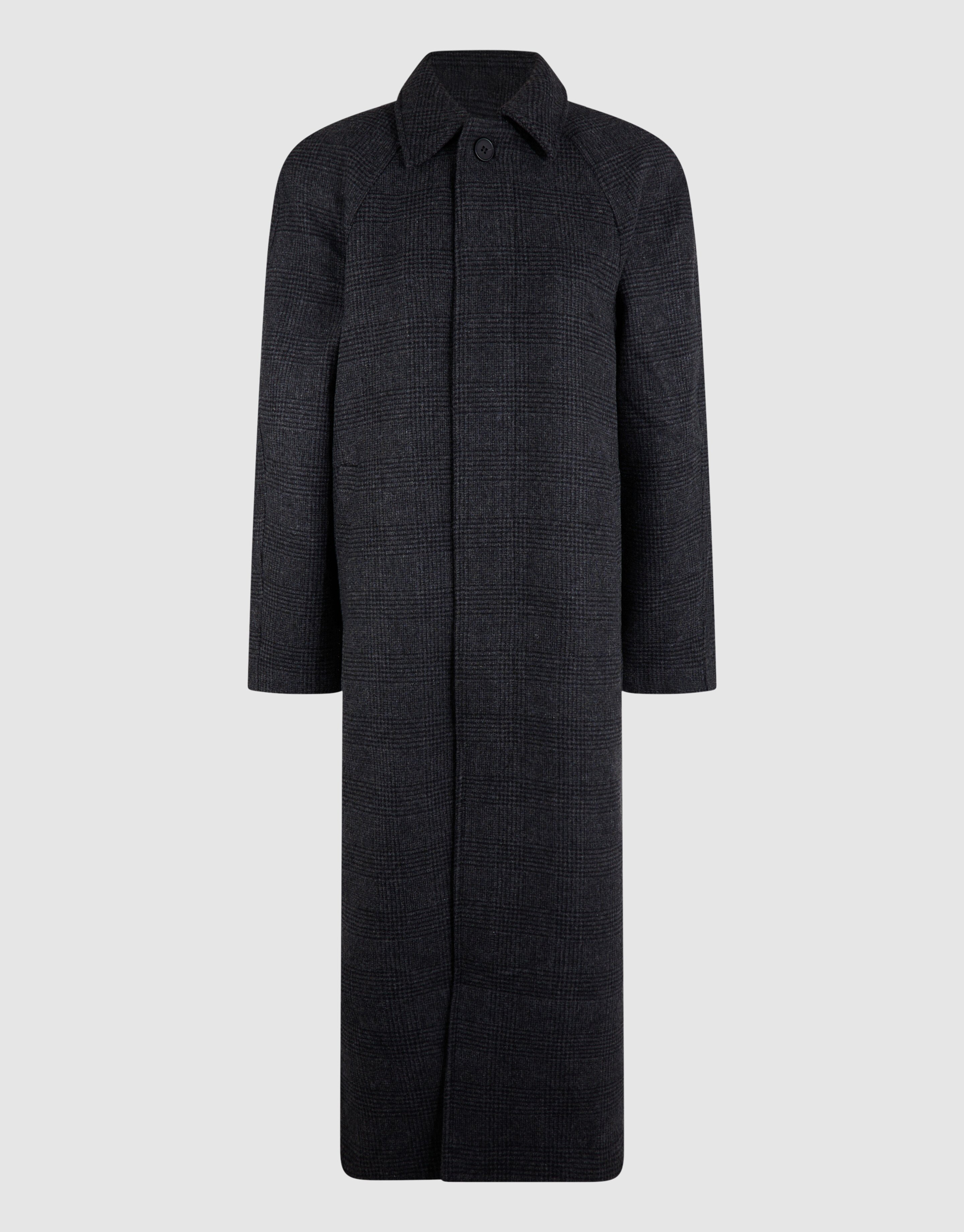 Oversized Ruiten Jas Donkergrijs SHOEBY WOMEN