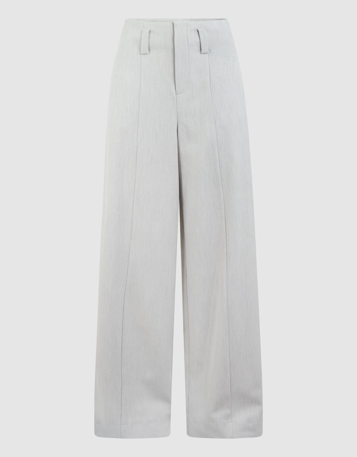 Wide Leg Fit Broek Lichtgrijs By Mieke SHOEBY WOMEN