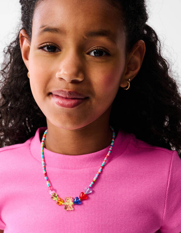 Rib Crop Top Roze SHOEBY GIRLS