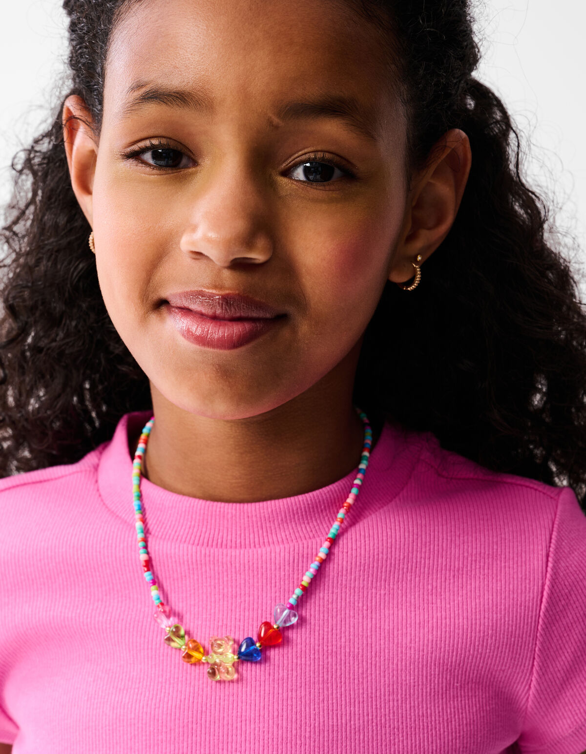 Rib Crop Top Roze SHOEBY GIRLS