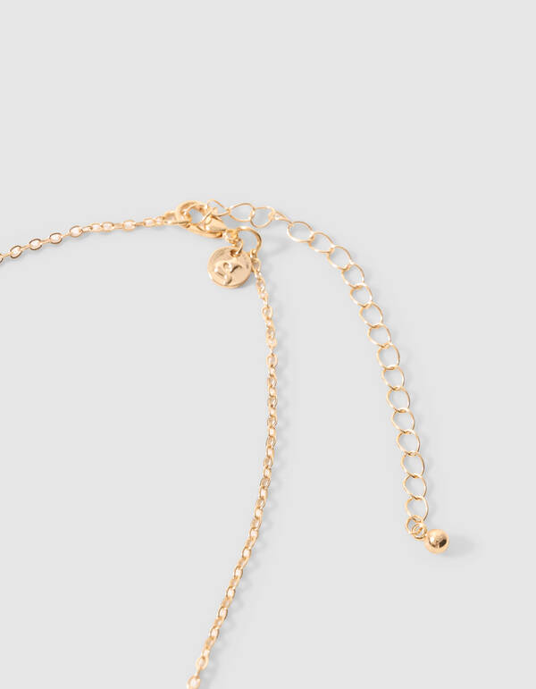 Double Bow Ketting Goud SHOEBY ACCESSOIRES