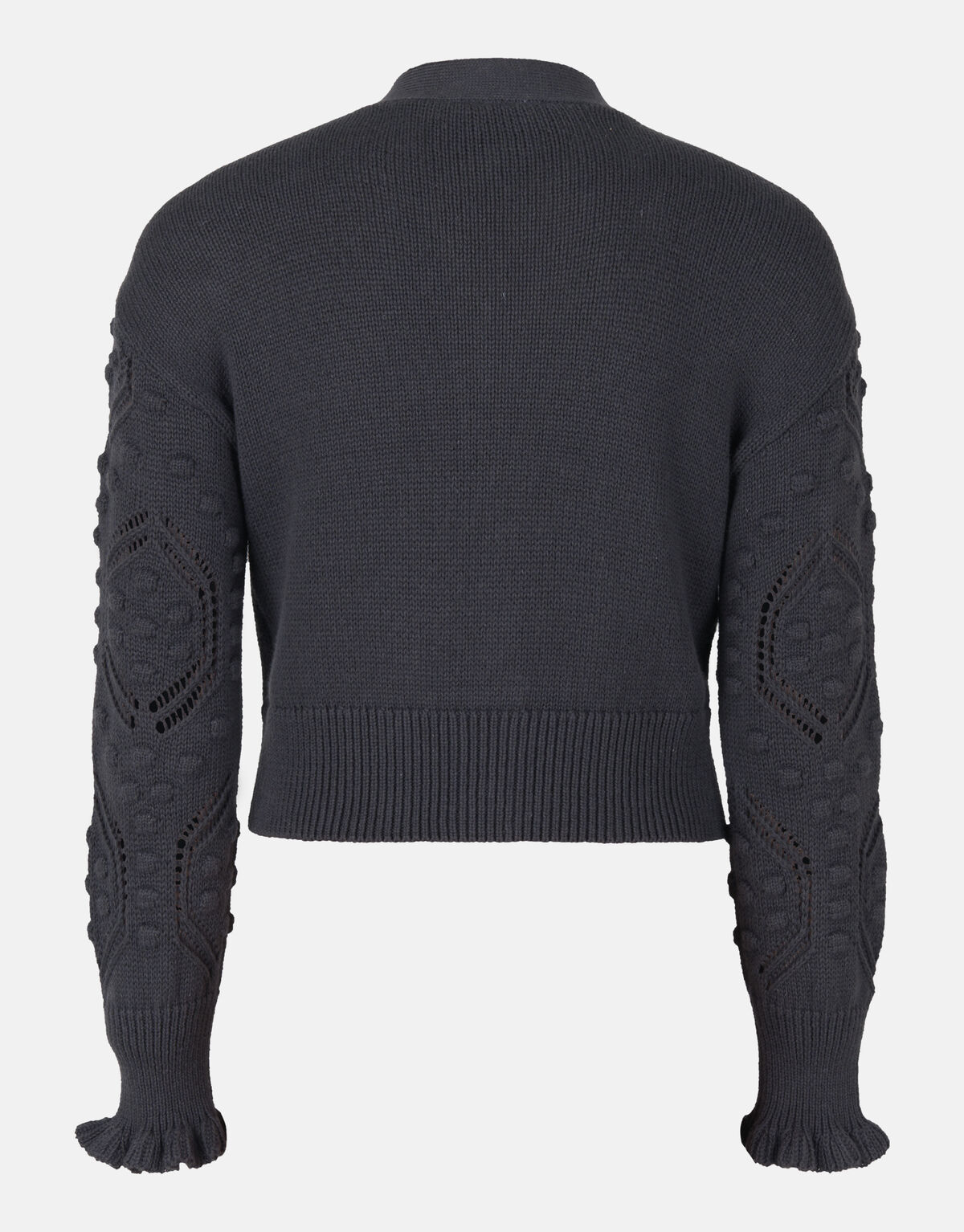 Katoenen Vest Donkergrijs SHOEBY GIRLS