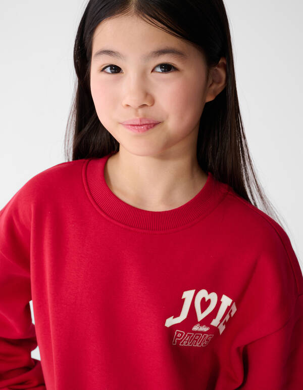 Joie De Vivre Artwork Sweater Rood SHOEBY GIRLS