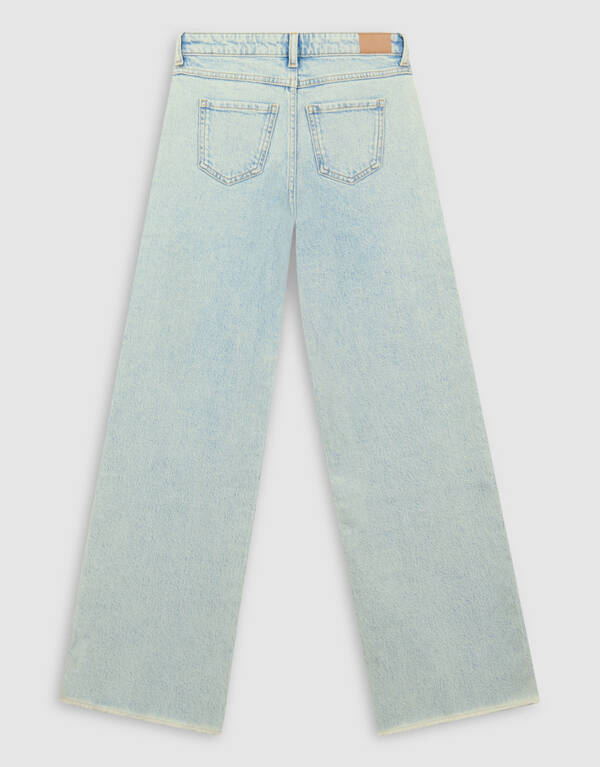 Studs Wide Leg Fit Jeans Bleached SHOEBY GIRLS